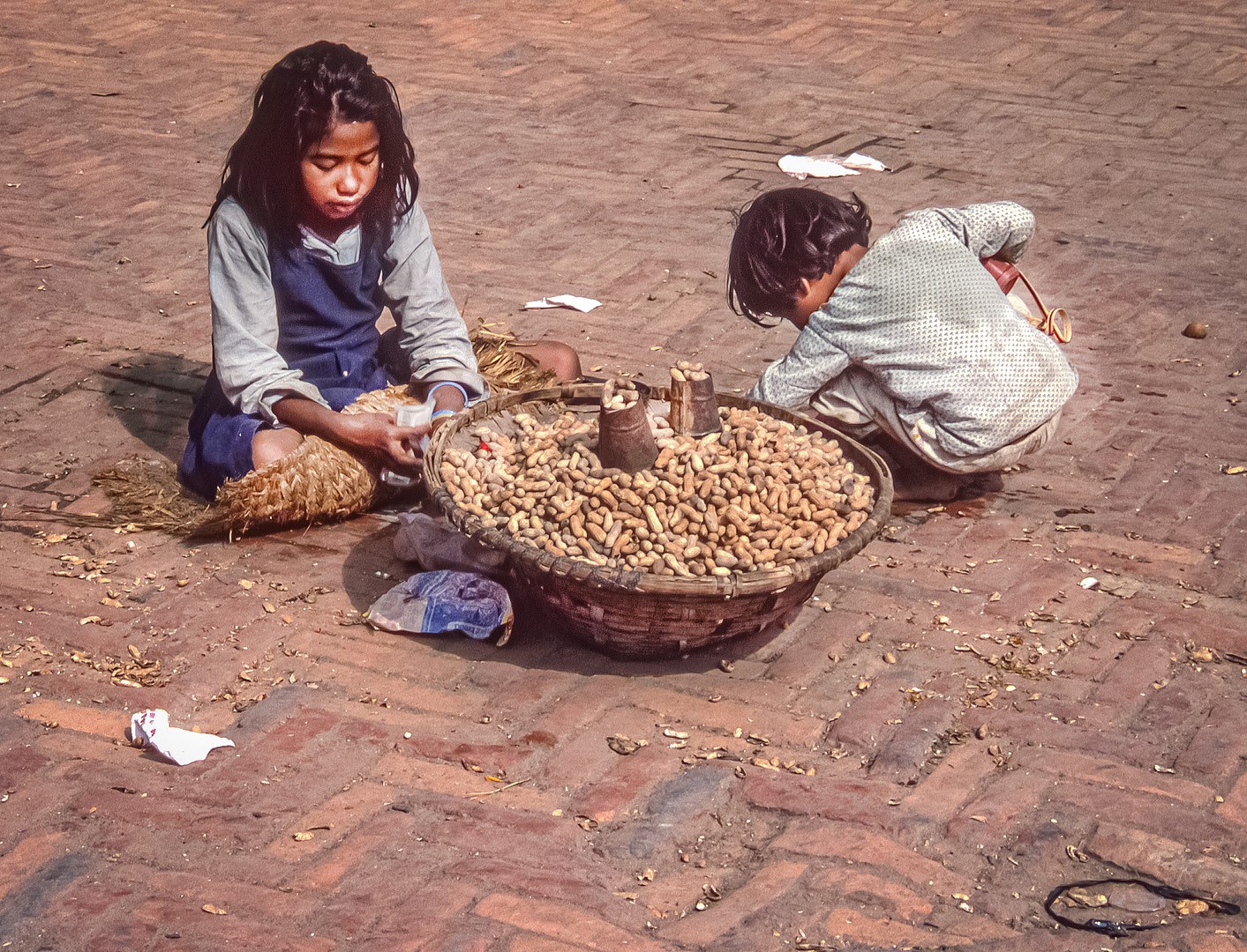Street Peanut Seller by Neal R. Thompson, M.D.