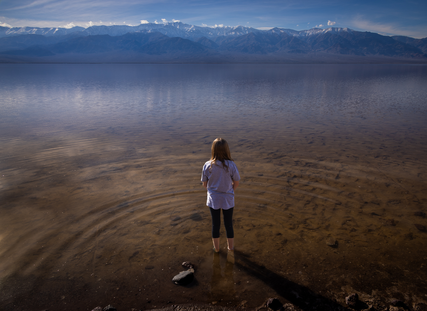 Death Valley Lake by Ruth Sprain