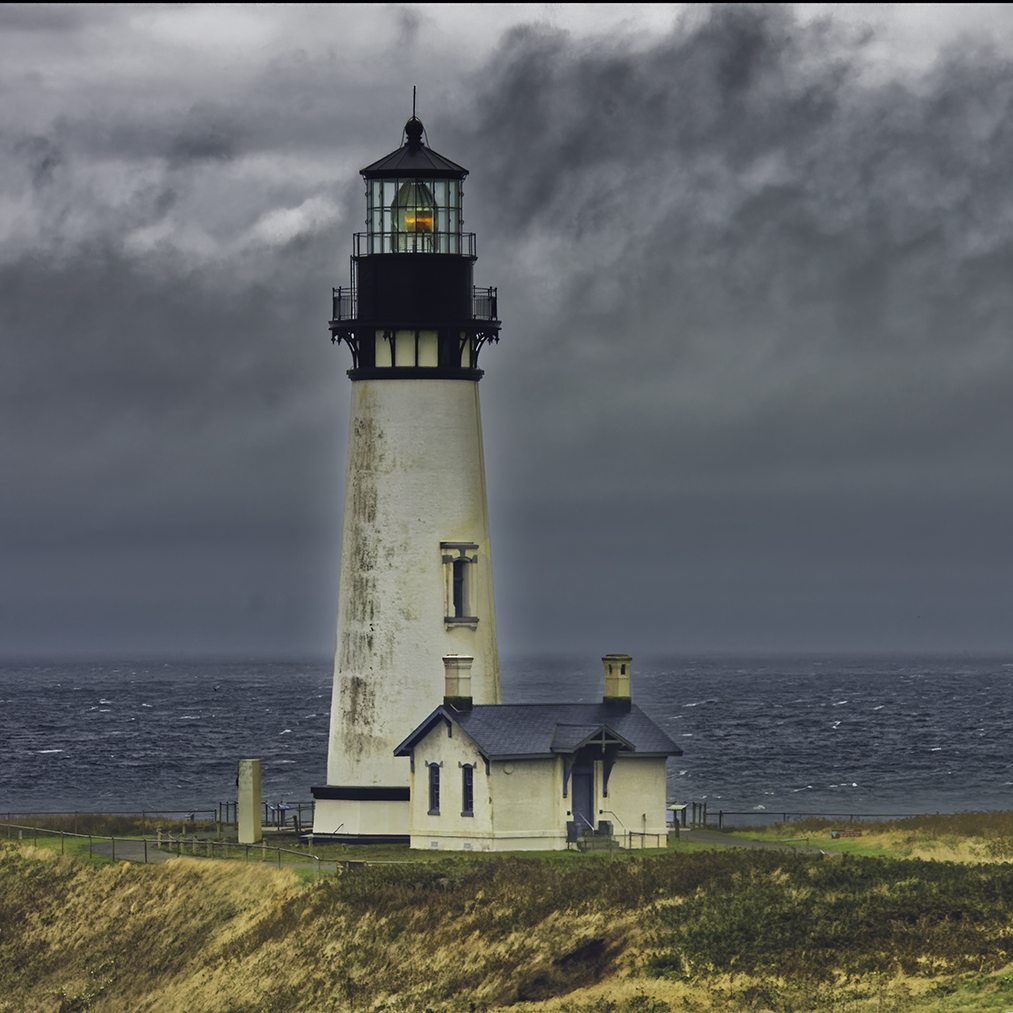 Yaquina Bay Lighthouse by Rich Sears