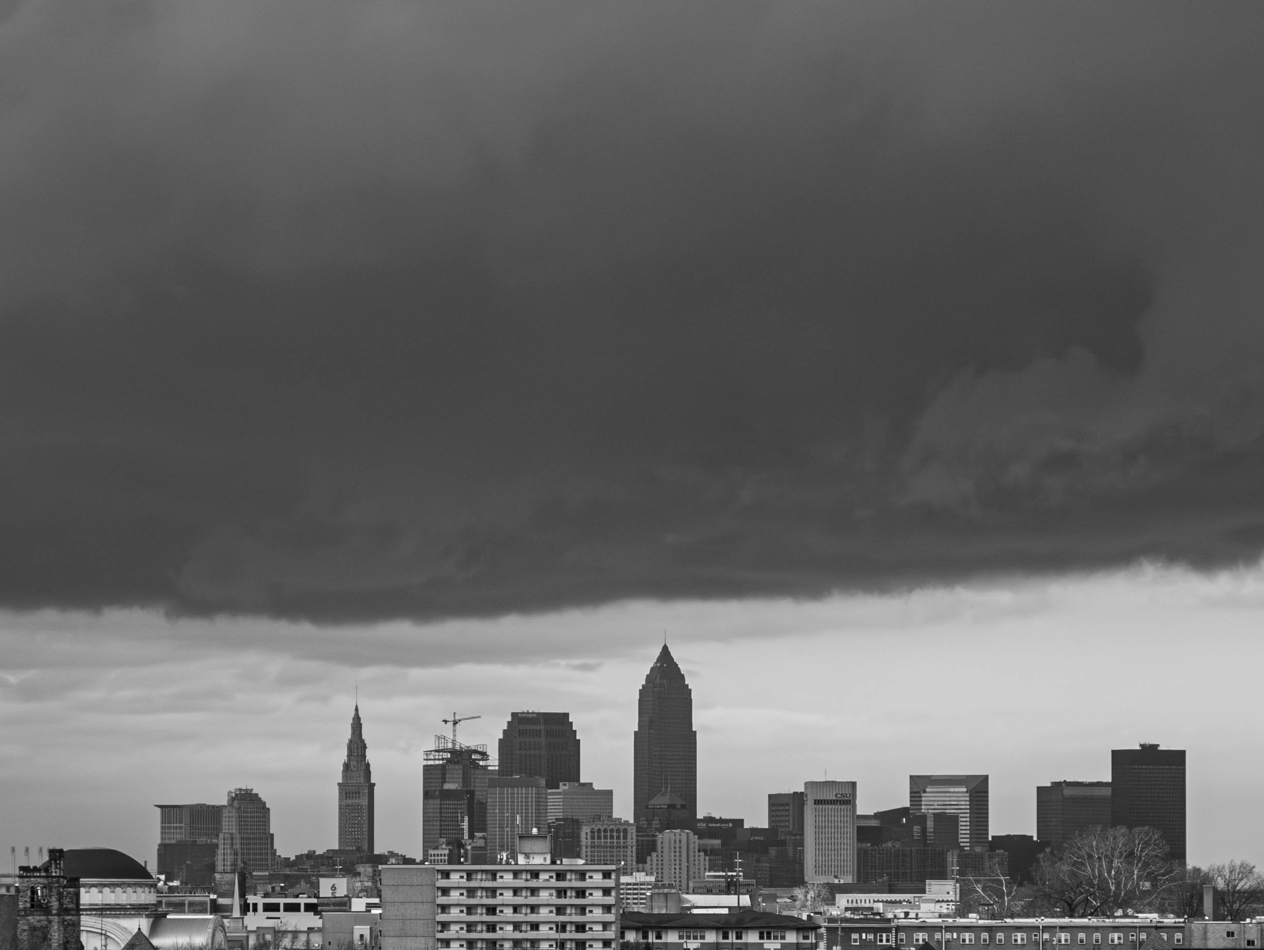 Dark Skies Over Downtown. by Jay Joseph