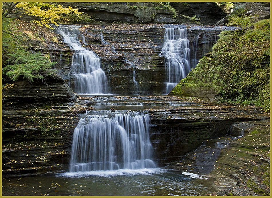 Buttermilk Falls, Ithaca, NY by Leslie Larson