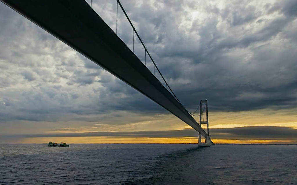 Great Belt Bridge by Guy Davies