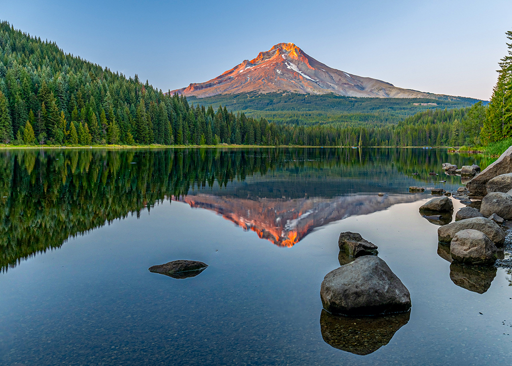 Mt. Hood Sunset by Dr Isaac Vaisman