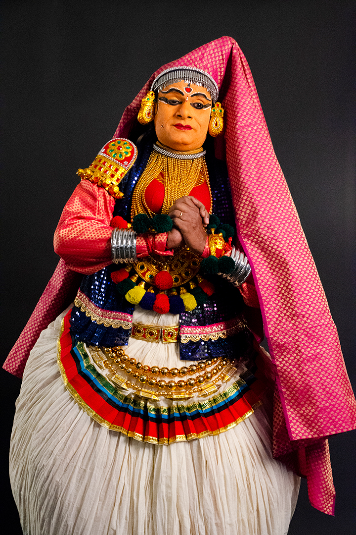 Kathakali Female Character by Santosh Kumar Balekari