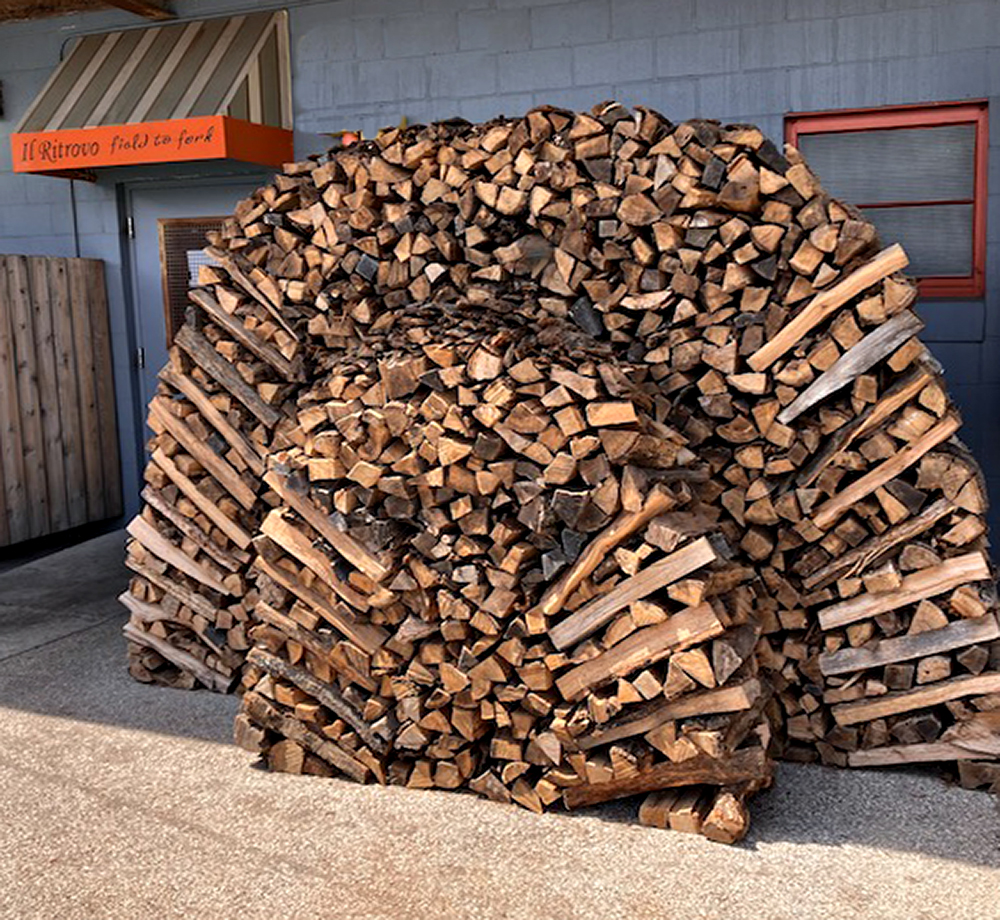 Log Pile by Audrey Waitkus