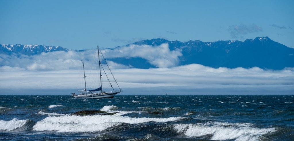  'No Sails today in the Juan de Fuca Strait' by Deb Thurlbeck