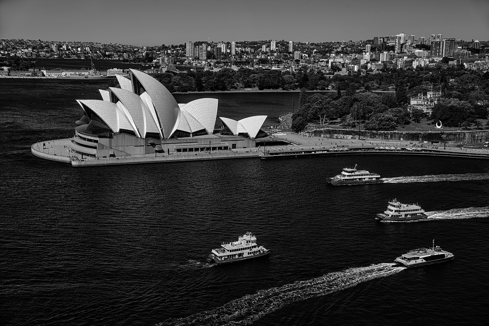 Above The Harbour by Ian Cambourne
