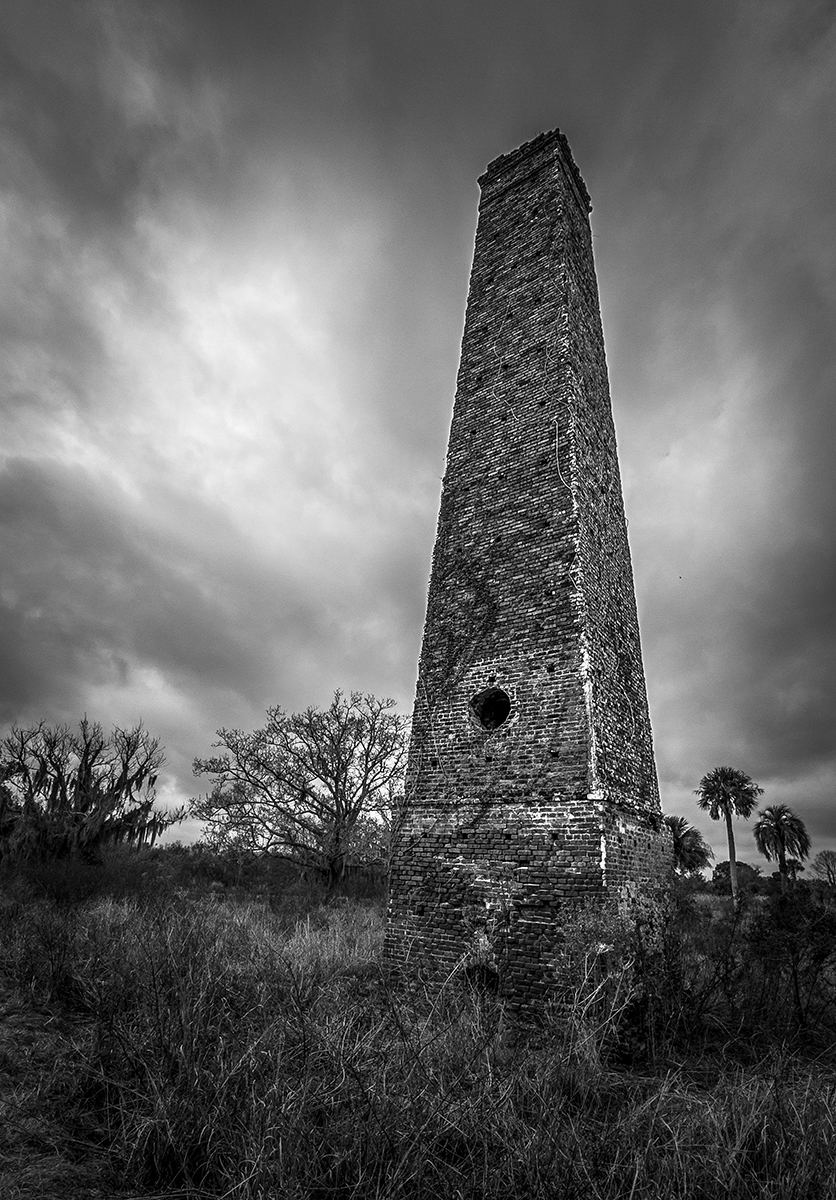 Shari Garnsey - Rice Mill Chimney by Shari Garnsey