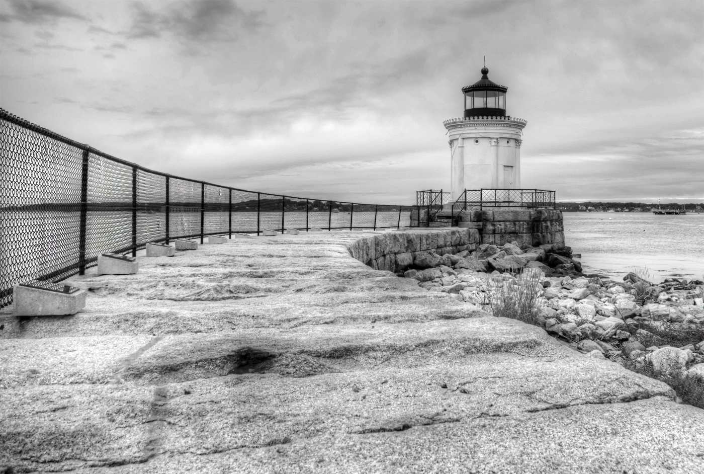 Bay Lighthouse Maine by Paul Moertl