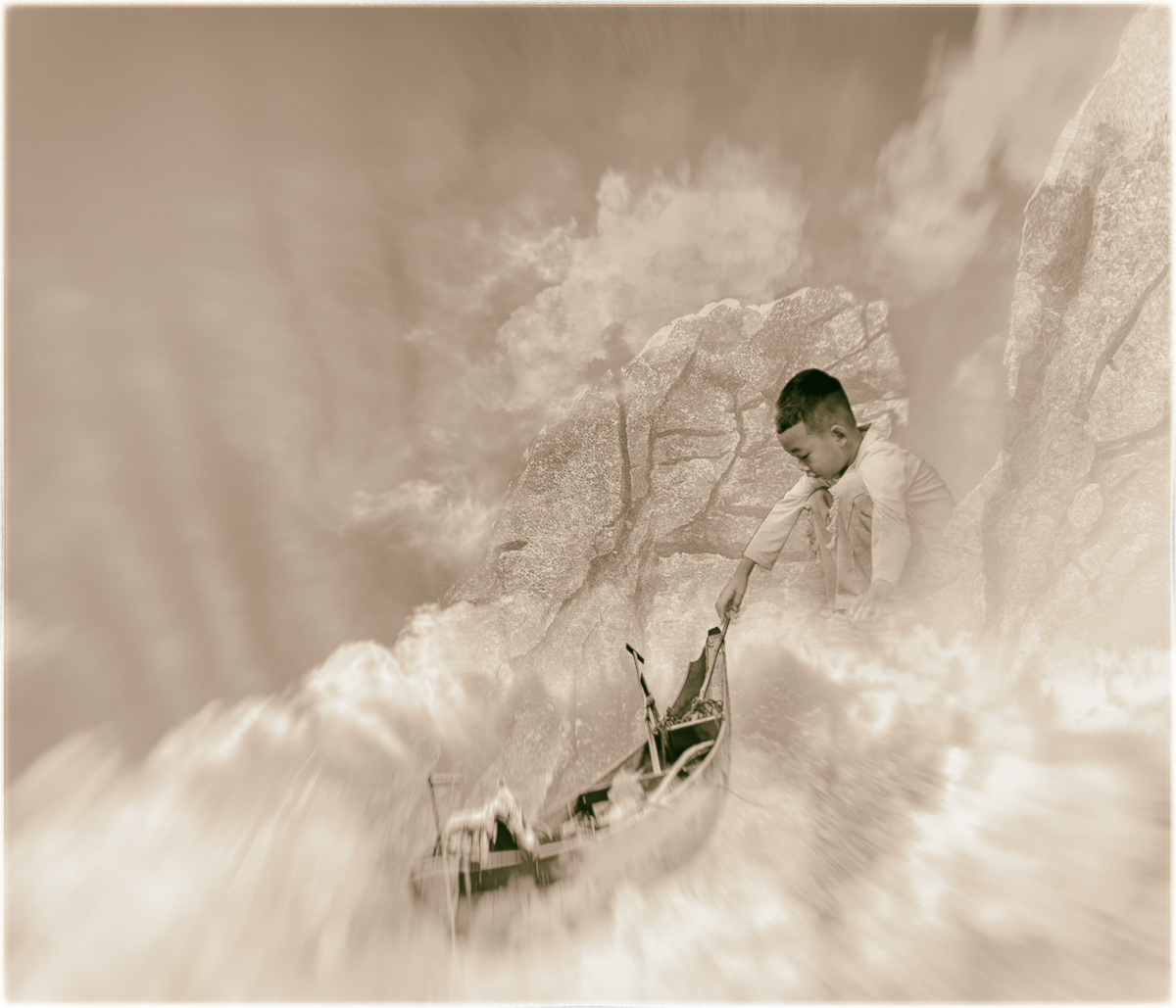 Saving the Boat by Maria Mazo