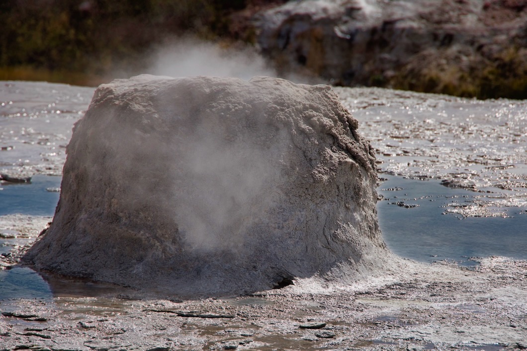 Beehive Geyser by Robert Pantazes