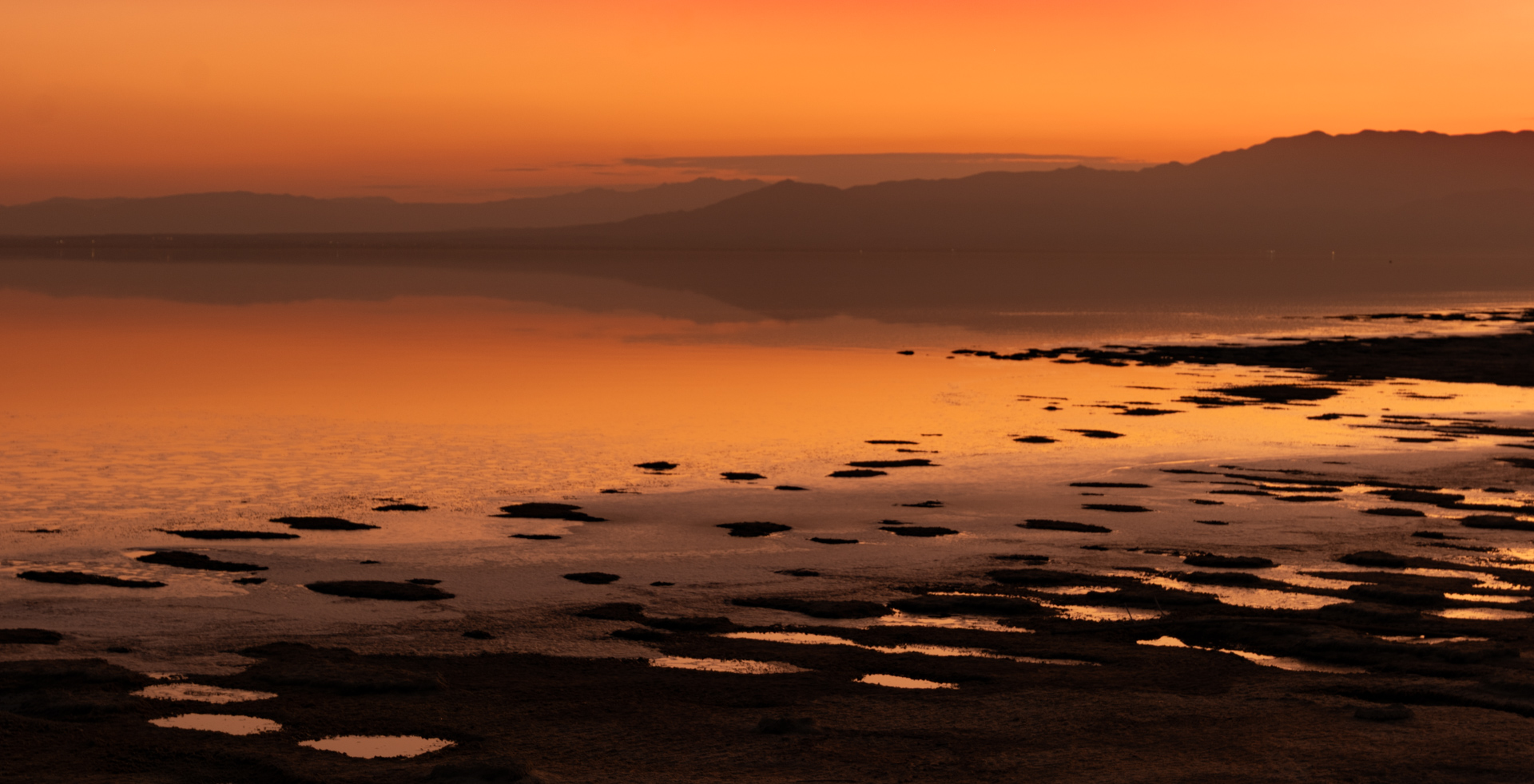 Sunset Salton Sea by Diana Edelman