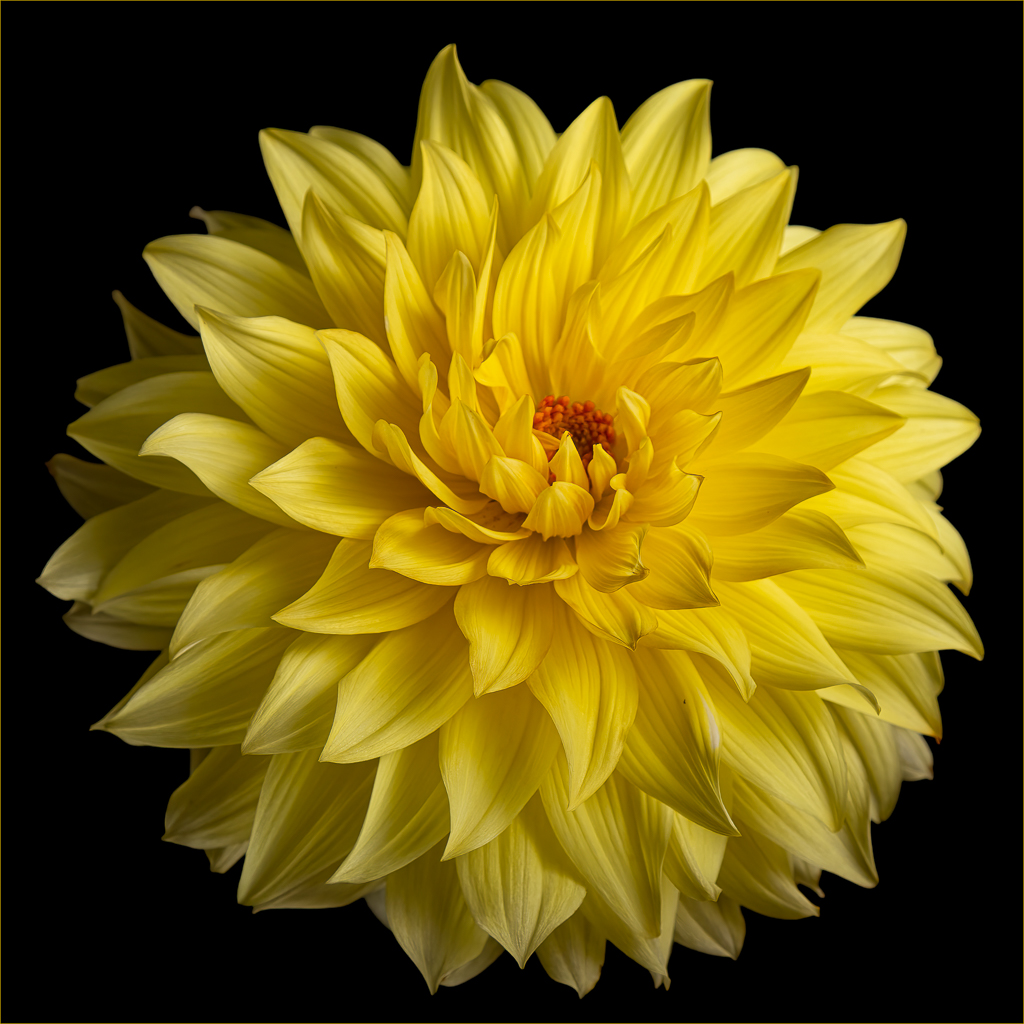 Yellow Dahlia by Barbara Asacker