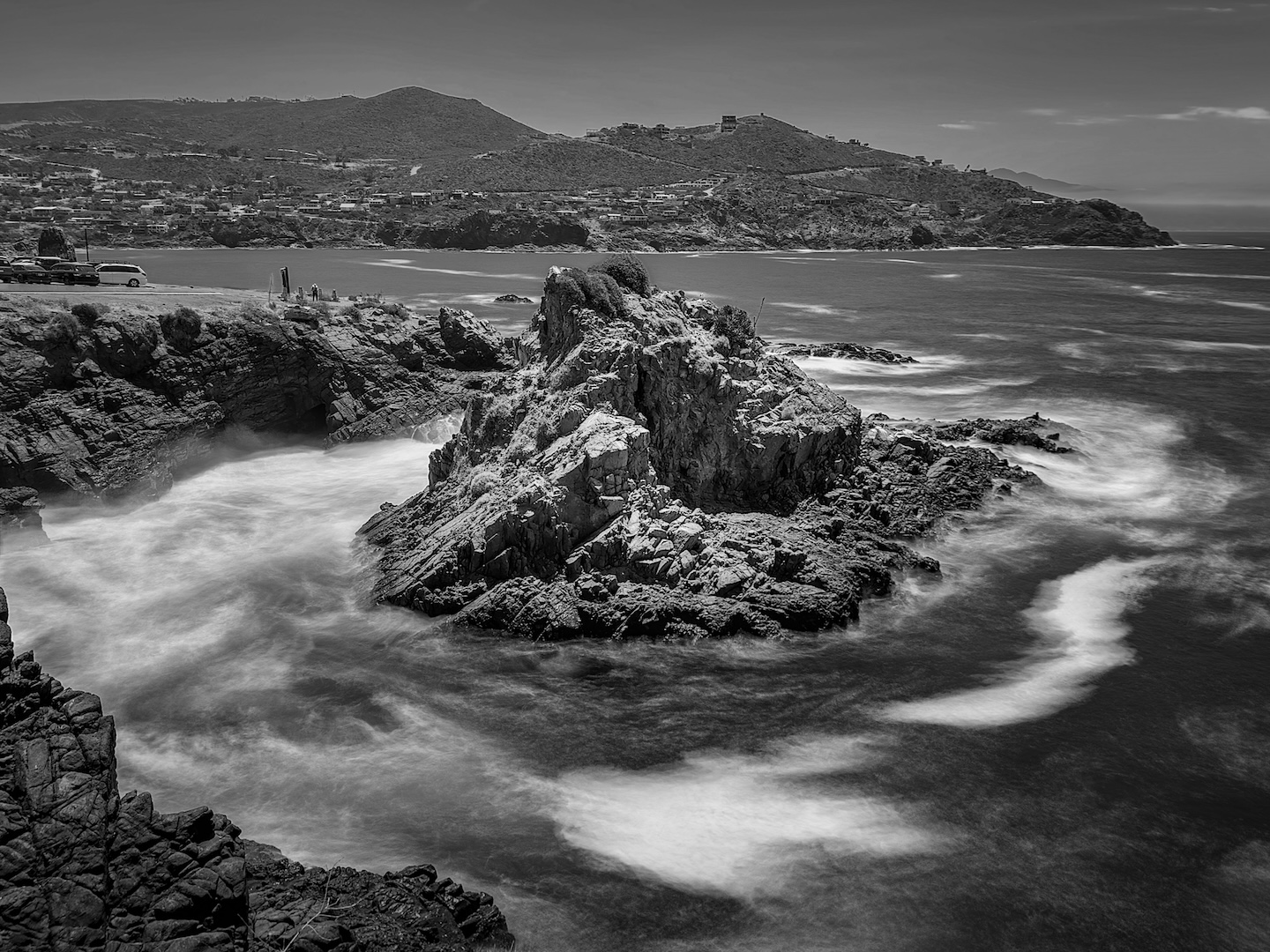 Sea Stack at La Bufadora by Dennis Lee