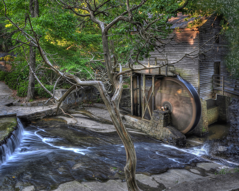 Stone Mountain Grist Mill by Tom Buckard
